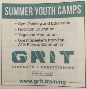 Grit.Training Summer Youth Camps Austin