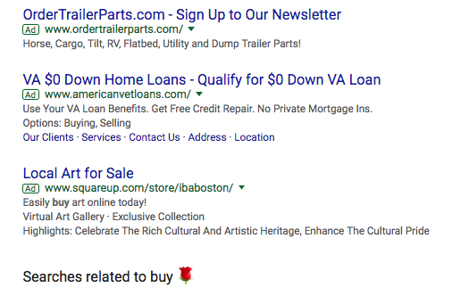 emoji in organic search results