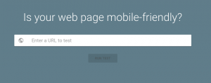 Is your website or web page mobile friendly?