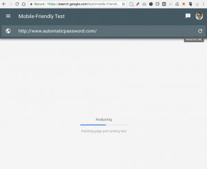 Fetching and Analyzing Mobile Friendliness of AutomaticPassword.com