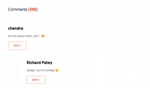 NeilPatel.com Blog Comments