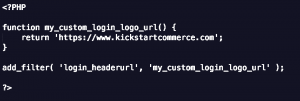 Custom WordPress Login Logo Link