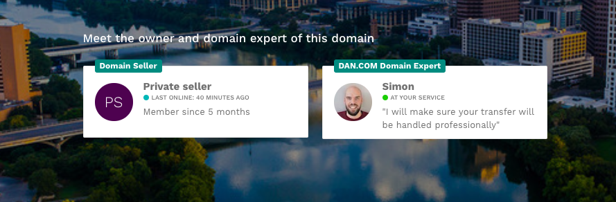 Pay Close Attention to Dan.com’s Meet the Seller Box