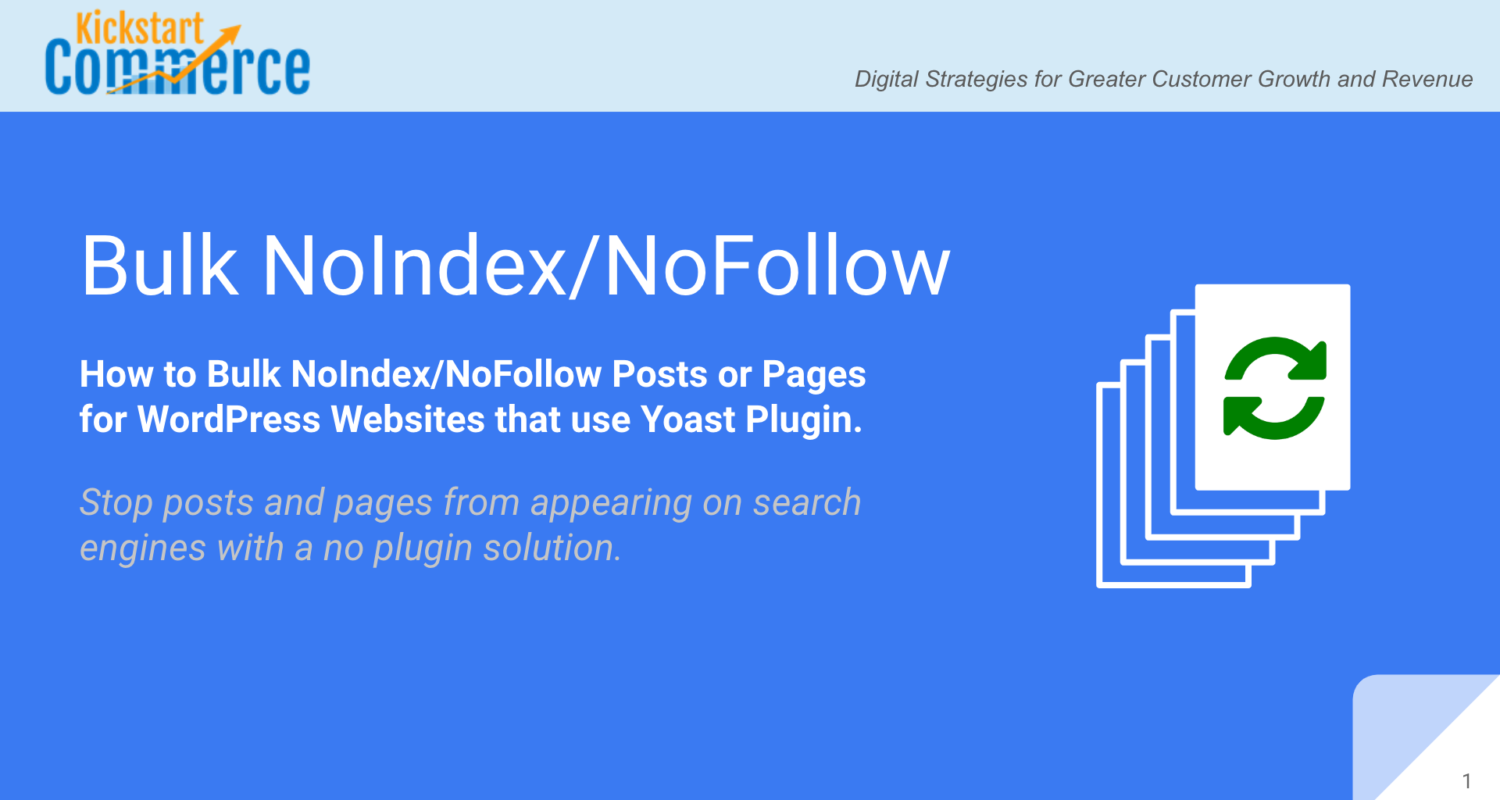 How to Bulk NoIndex/NoFollow Posts or Pages in WordPress (No Plugin)